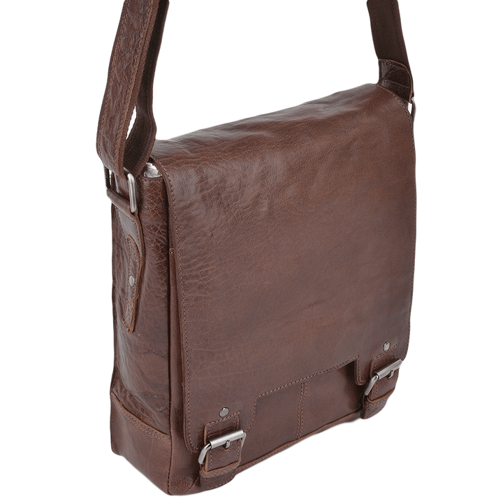 Ashwood Leather Messenger Bag 8342 Tan