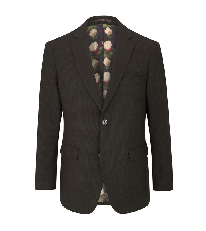 Skopes Boyd Suit Brown Puppytooth Jacket