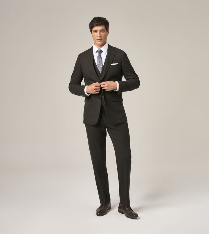 Skopes Boyd Suit Brown Puppytooth Jacket