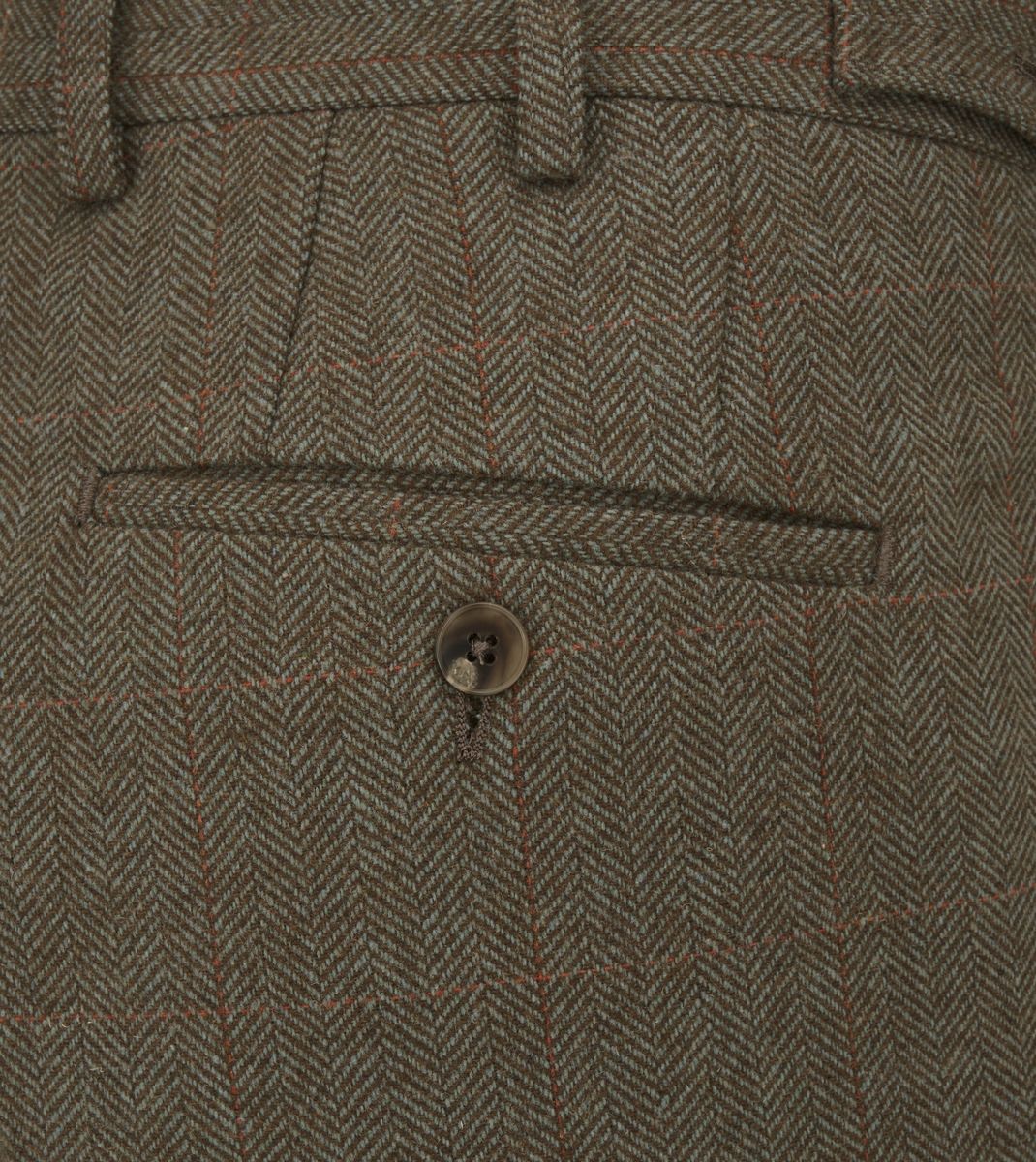 Skopes Cupar Tailored Fit Tweed Trousers
