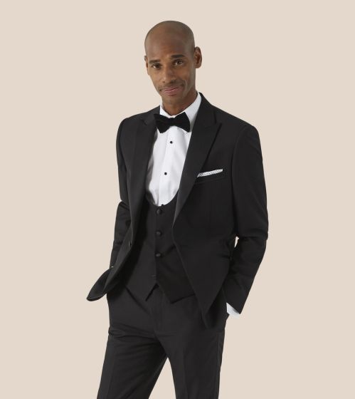 Skopes Sinatra Slim Dinner Suit Black