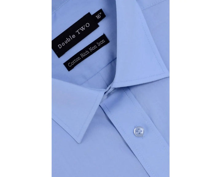 Double Two Long Sleeve Fresh Blue