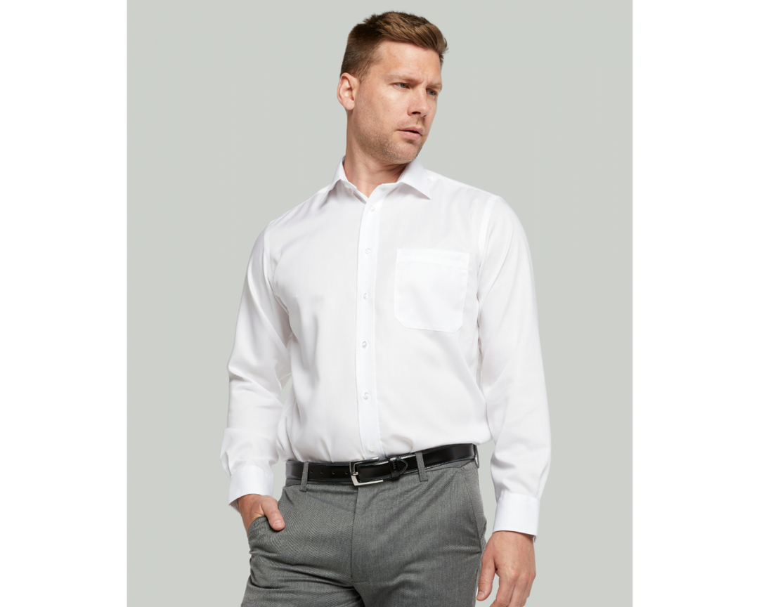 Double Two Long Sleeve White