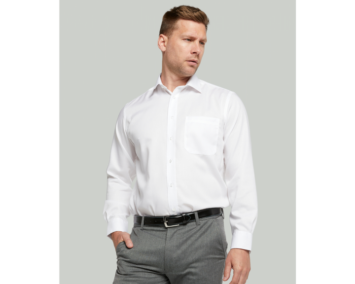 Double Two Long Sleeve White