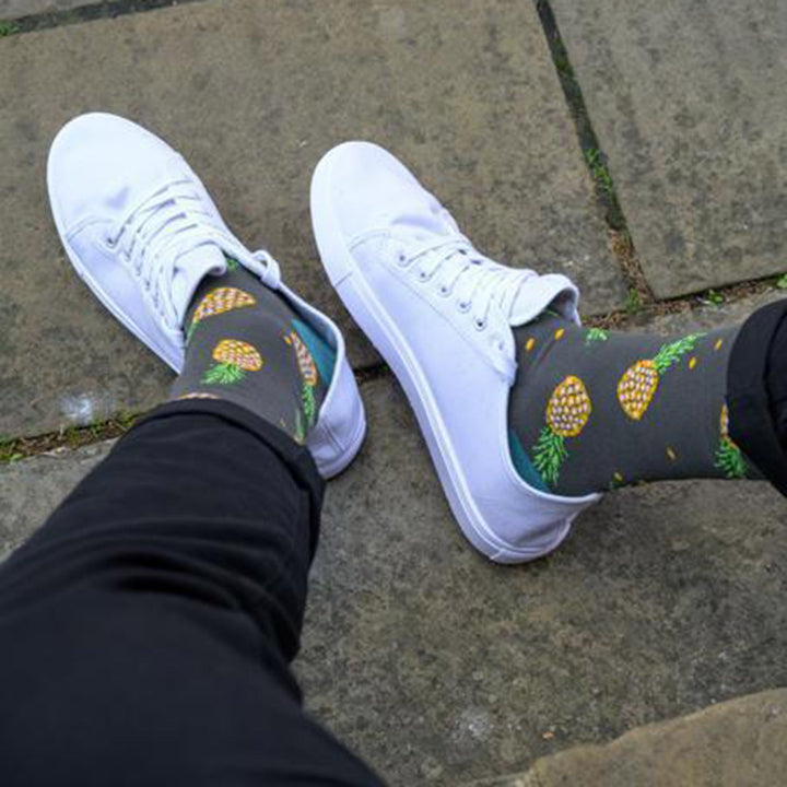 Swole Panda Pineapple Bamboo Sock