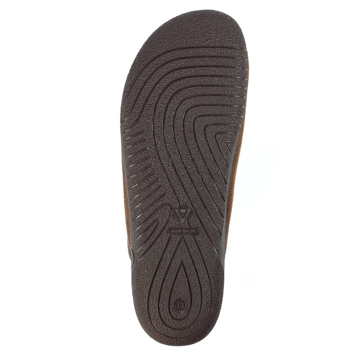 LazyDogz Tees II Mens Slippers Brown