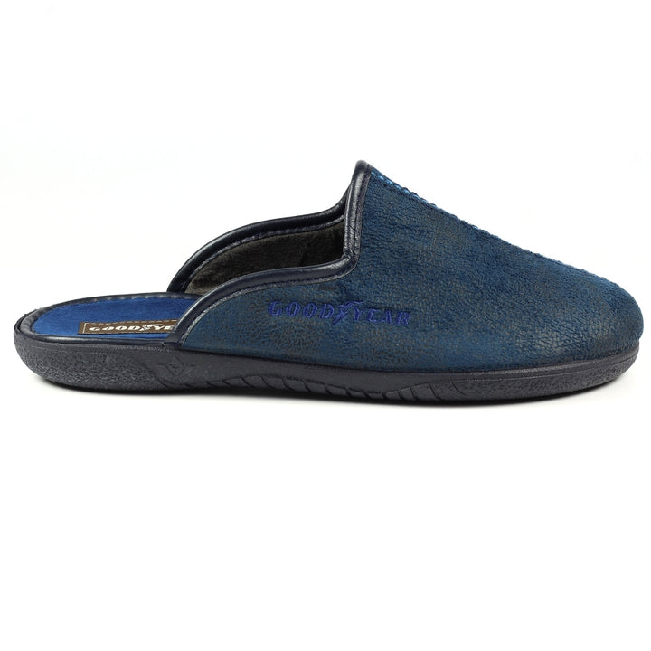 LazyDogz Tees II Mens Slippers Blue