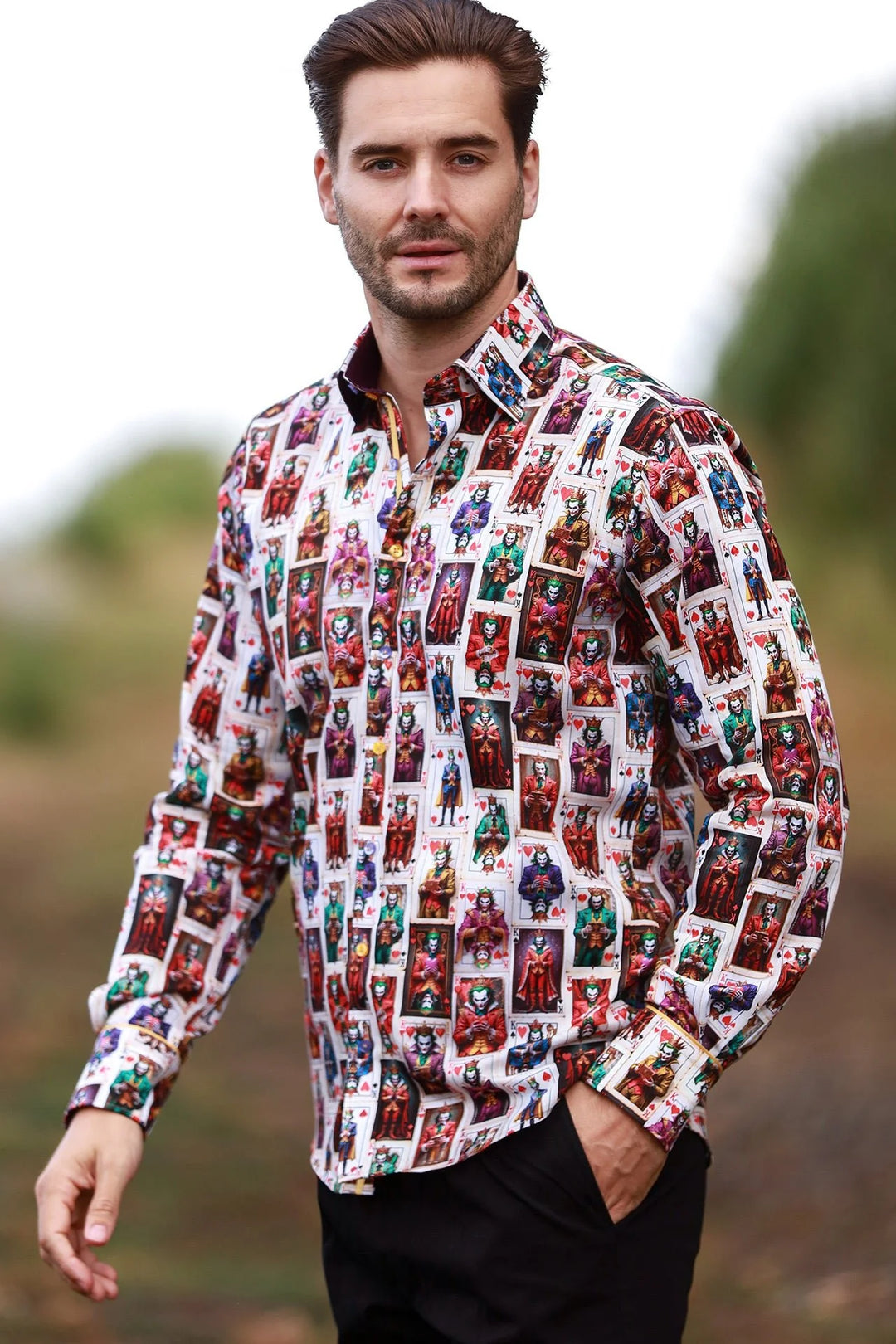 Claudio Lugli The Villians Deck Print Shirt