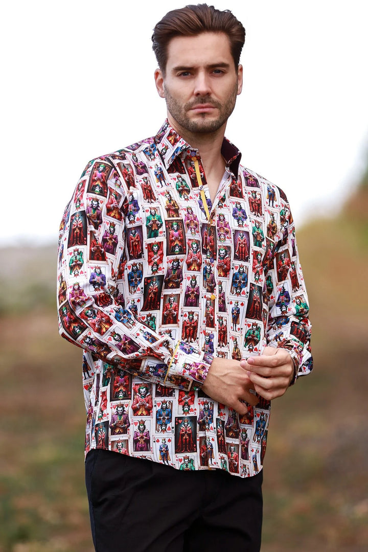 Claudio Lugli The Villians Deck Print Shirt