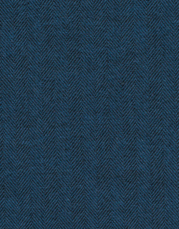 Bugatti Casual Long Sleeve Blue Herringbone