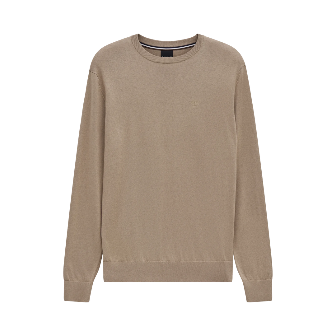 Bugatti Crew Neck Jumper- Taupe