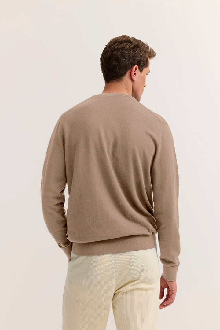 Bugatti Crew Neck Jumper- Taupe