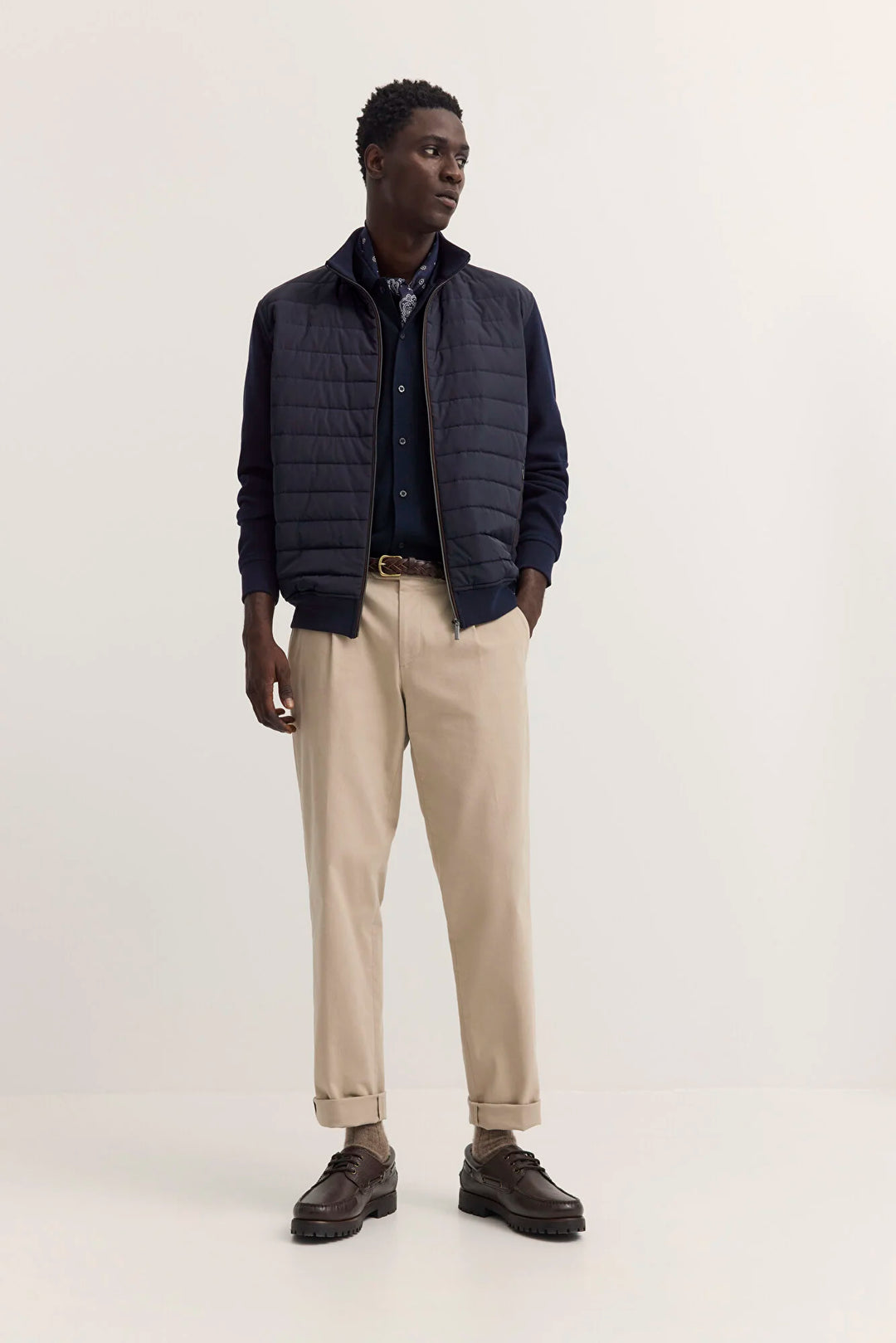 Bugatti Hybrid Coat -Navy
