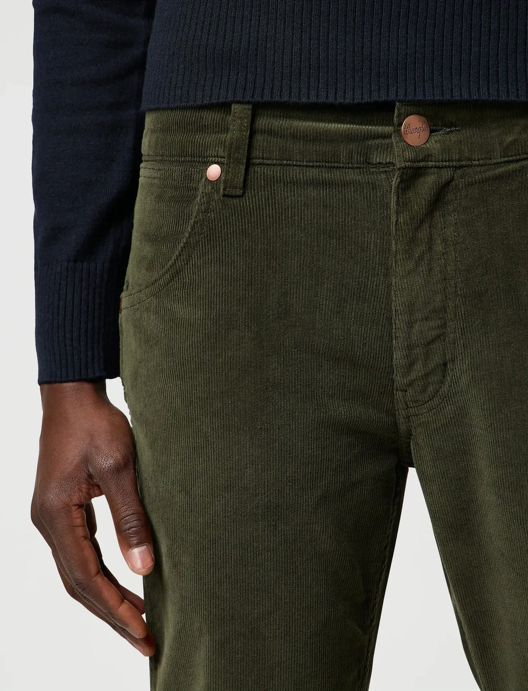 Wrangler Greensboro Regular Straight 803 Forest Night Cords